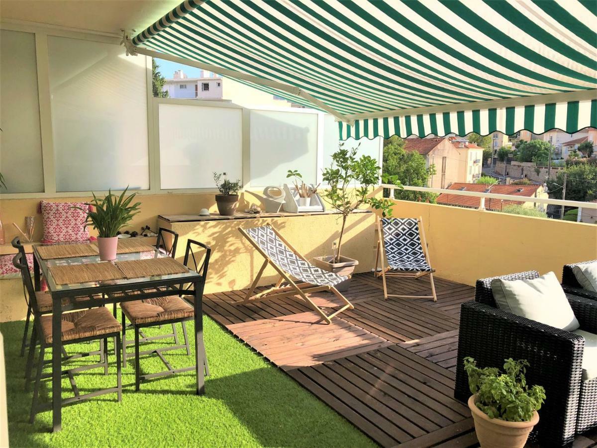 Appartement Cosy Calme Central-Terrasse Proche Palais Cannes Exterior photo